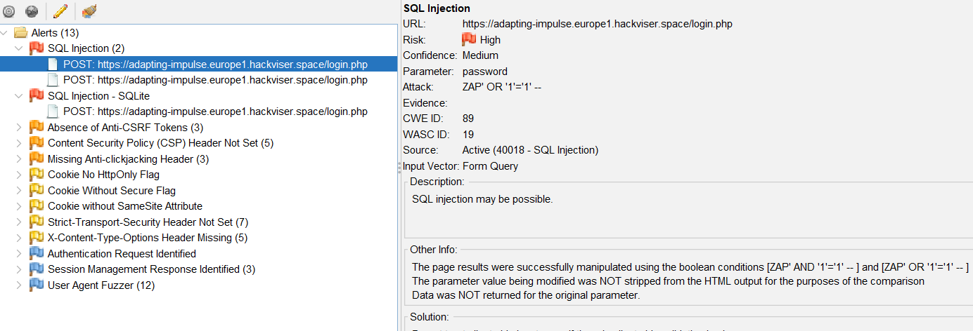 SQLi Alert